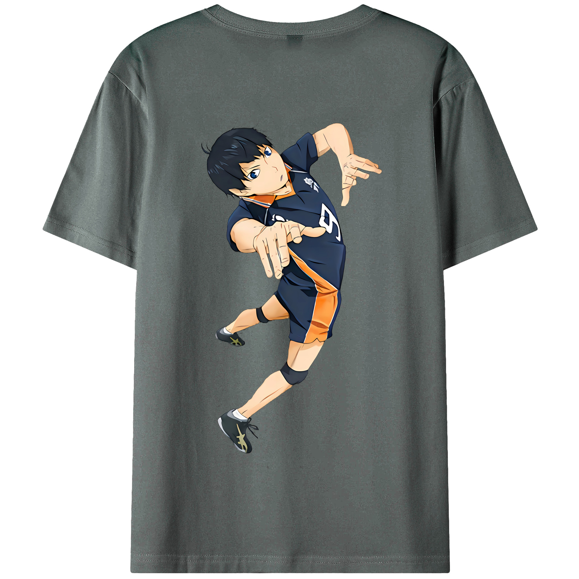 （画像用） ハイキュー!! Haikyu!! 綿100％半袖Tシャツ（背面プリント）